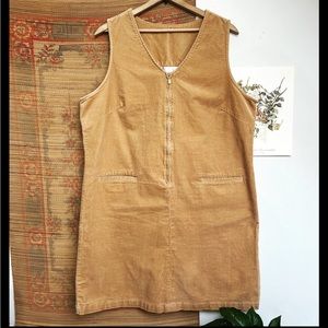 Vintage Corduroy Jumper Dress